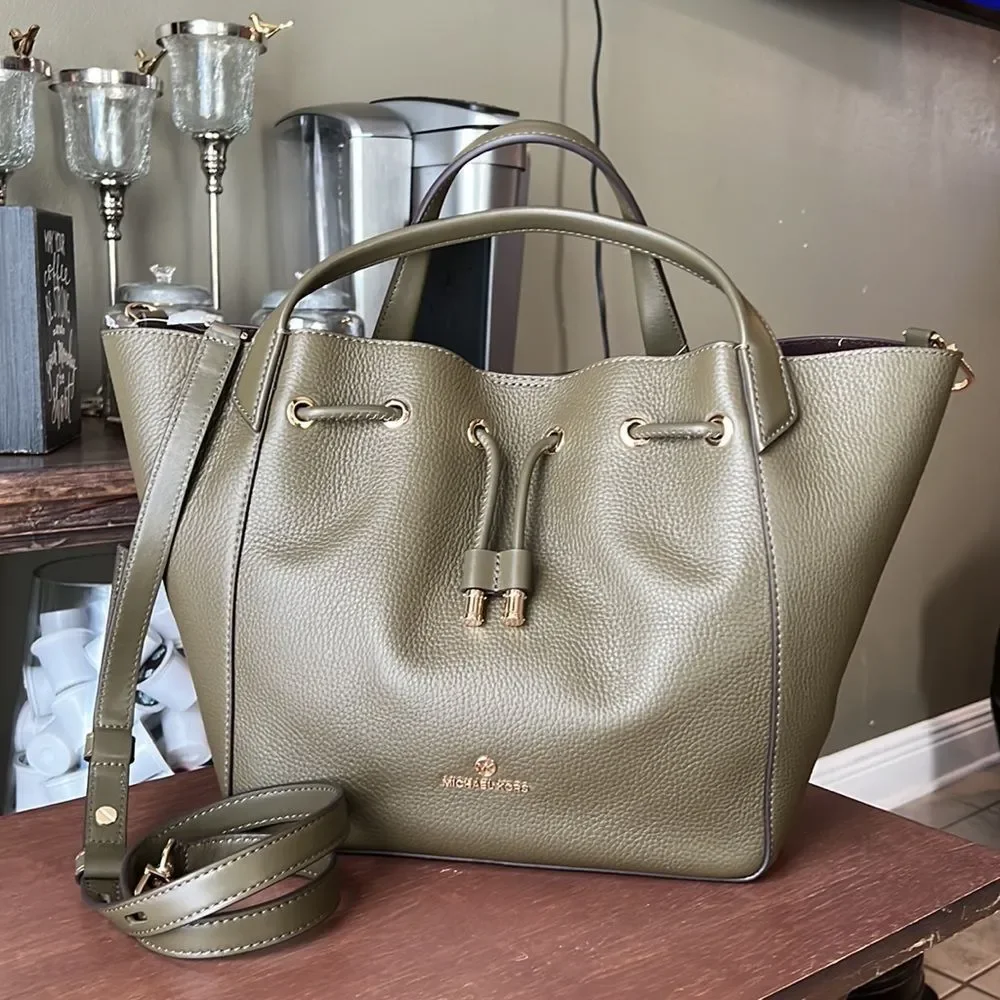 Michael Kors pebbled leather tote bag
